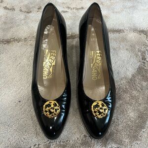 Salvatore Ferragamo Kitten Pumps